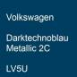 Preview: Volkswagen, Darktechnoblau Metallic 2C, LV5U.